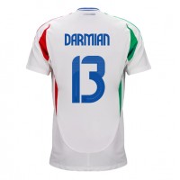 Italien Matteo Darmian #13 Bortatröja EM 2024 Korta ärmar